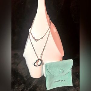 🎁 TIFFANY & CO. 💝🎀 Elsa Peretti Open Heart Necklace